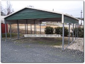 carport with gable end